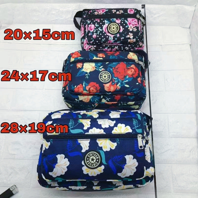 Flower Cloth Mummy Waterproof Oxford Hair Crossbody Bags