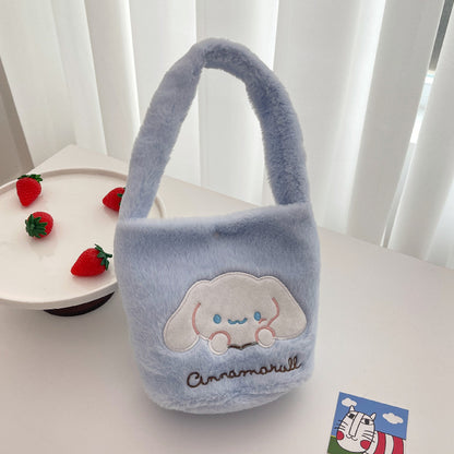 Women's Plush Present Cute Melody Lunch Shoulder Bags