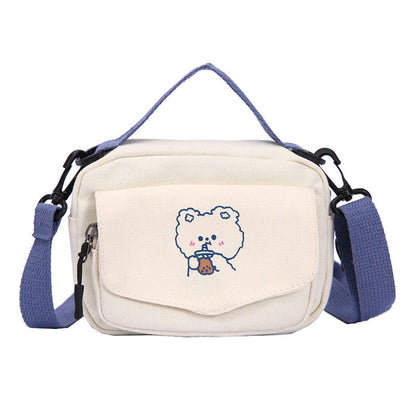 Trendy Cute Canvas Korean Style Schoolgirl Bags