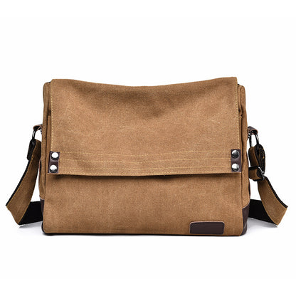 Men's Korean Large Capacity Fashion Canvas Trendy Men's Messenger Bags