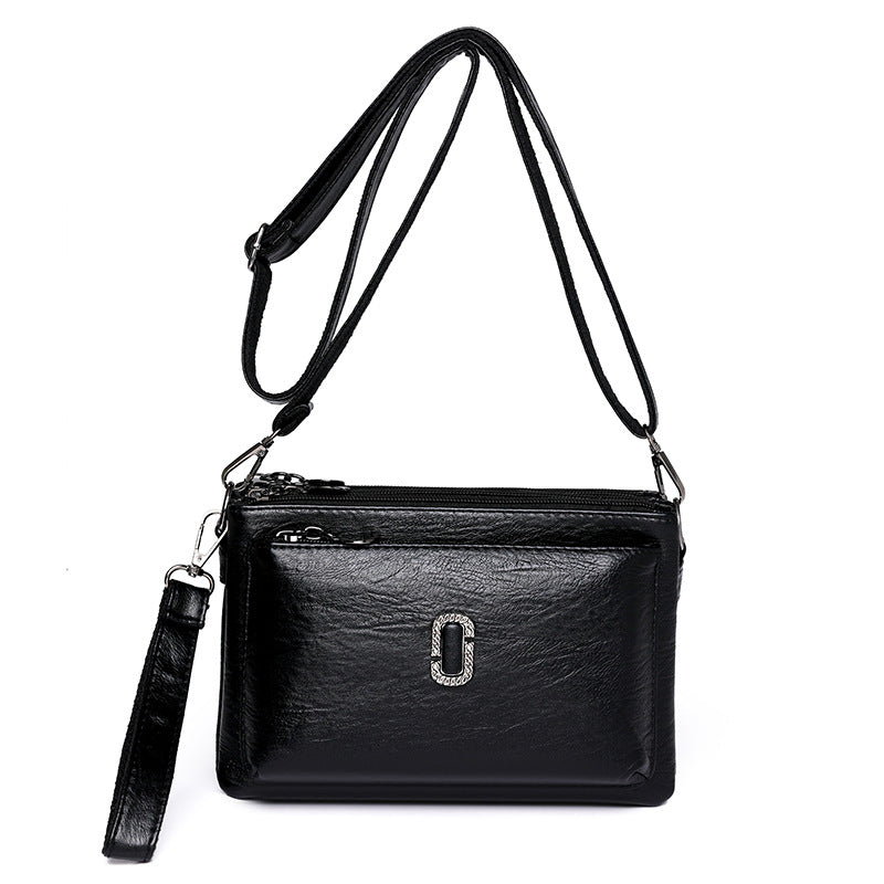 Women's For Mom Simple Soft Leather Crossbody Bags