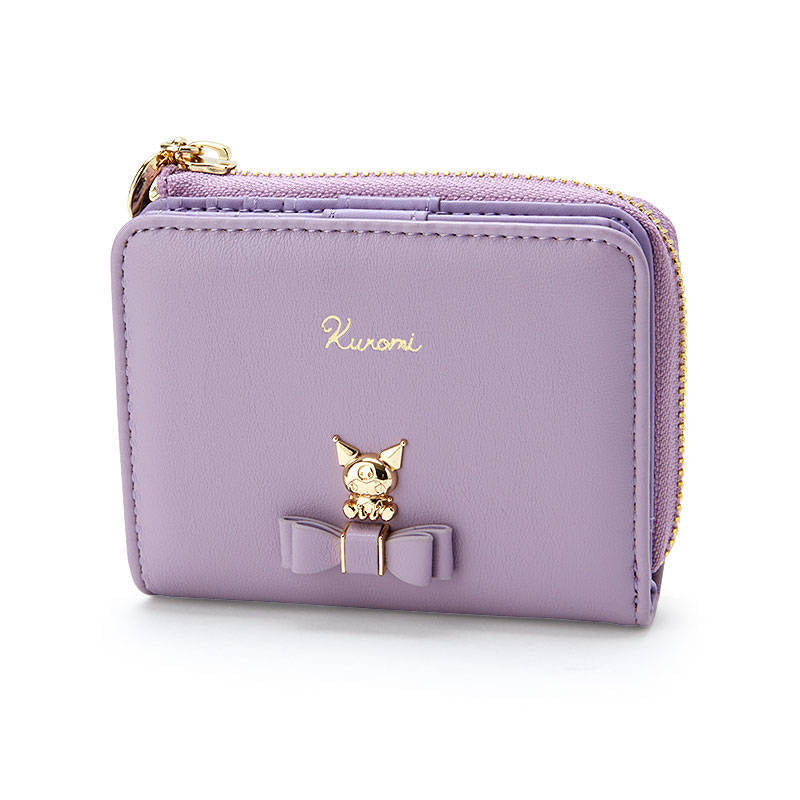 Women's Short 2 Fold Clow Style Zipper Ladies Wallets