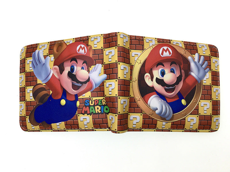 Super Mary Short Mario Unisex Leather Ladies Wallets