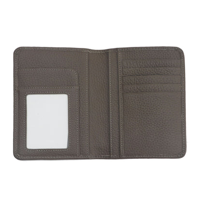 Paquet d'identification portable pour passeport en cuir avec couche supérieure souple