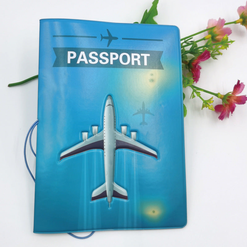 Passeport de personnalité, billet d'avion, clip, kit d'identification à l'étranger