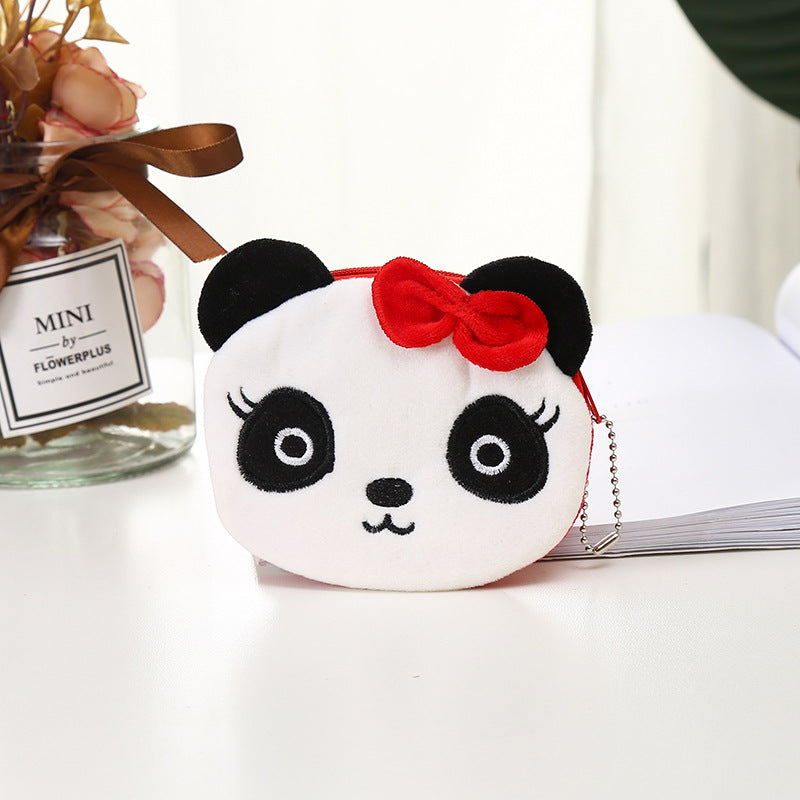 Women's Plush Cute Cartoon Cloth Gift Ladies Wallets