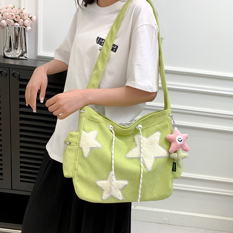 Women's Cute Five-pointed Star Tote College Crossbody Bags