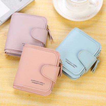 Women's Clutch Short Korean Style Multiple Slots Ladies Wallets