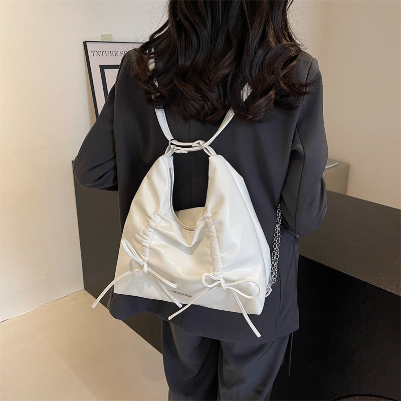 Women's Bow Trendy Fashion Sweet Tote Leisure Shoulder Bags