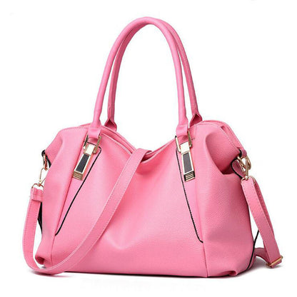 Women's Fashion Soft Leather Trendy Large Capacity Handbags