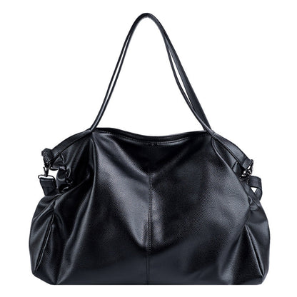 Women's Soft Korean Style Commuting From Solid Shoulder Bags