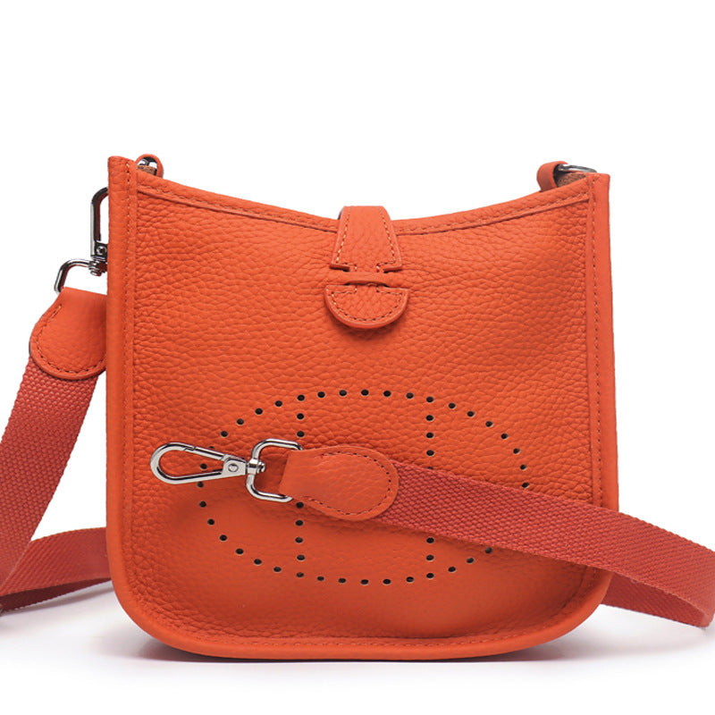 Women's Calfskin Mini Fashion Unique Hollow For Crossbody Bags