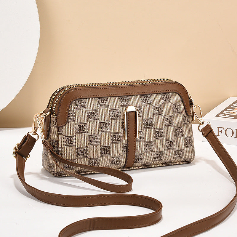 Korean Style Plaid Printed Fashion Mini Crossbody Bags