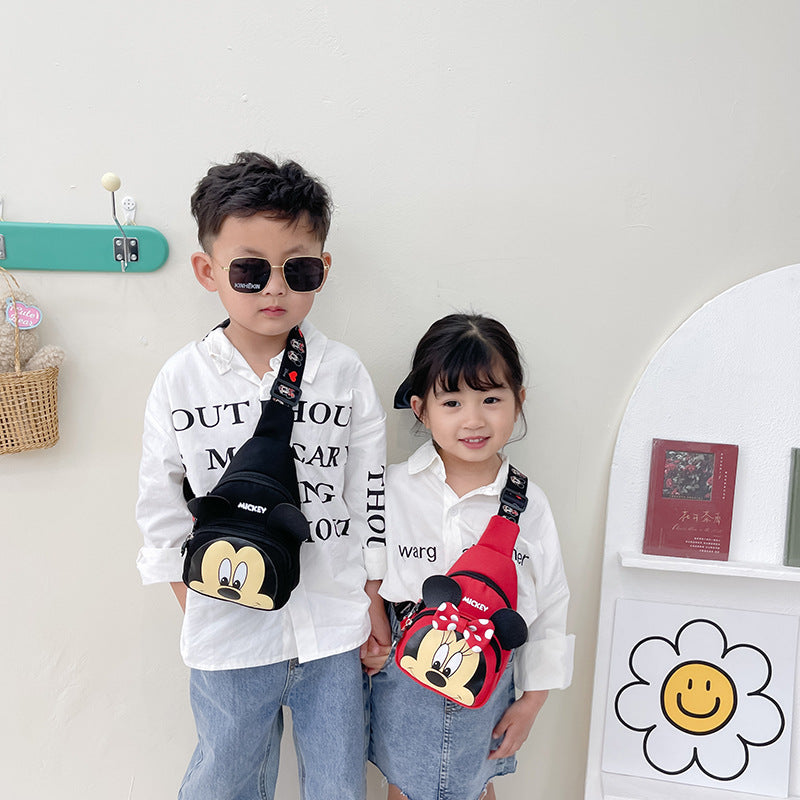 Children's Stylish Live Broadcast Mickey Ni Children's Waist Packs