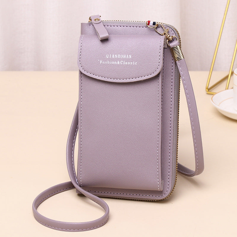 Women's Mobile Large Capacity Solid Color Fashion Phone Bags