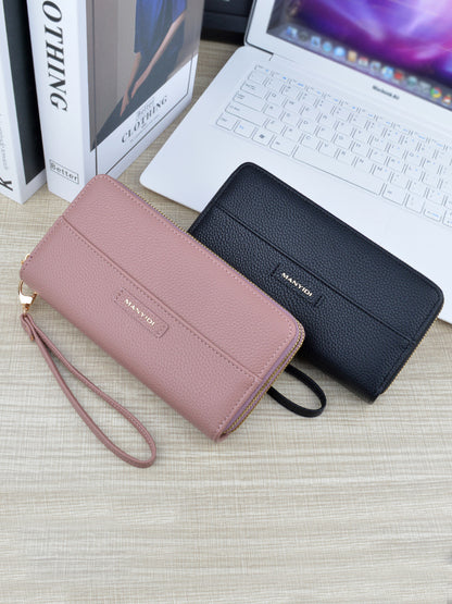 Women's Zip Clutch Female Fashion Large Capacity Layer Ladies Wallets