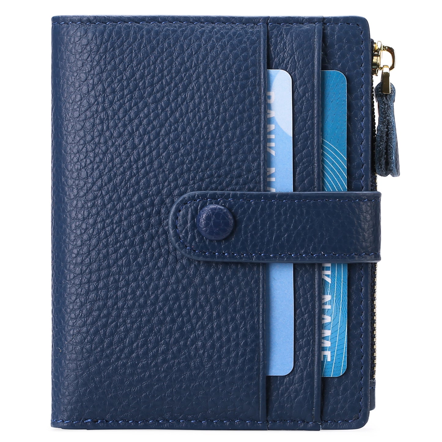 Women's Short Leather Large Capacity Multifunctional Zipper Ladies Wallets