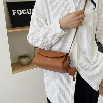 Women's Trendy Soft Leather Spring Simple Western Style Shoulder Bags