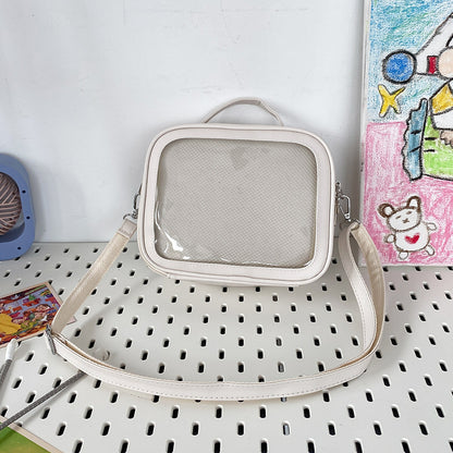 Square Design Small Food Intake Cartoon Daily Mobile Crossbody Bags