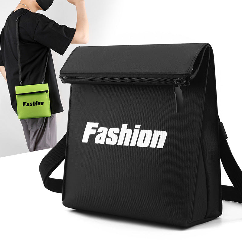 Men's Trendy Nylon Small Square Fashion Solid Men's Messenger Bags