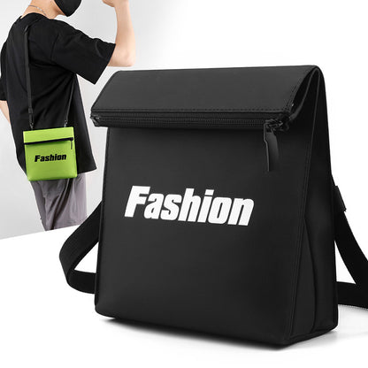 Men's Trendy Nylon Small Square Fashion Solid Men's Messenger Bags