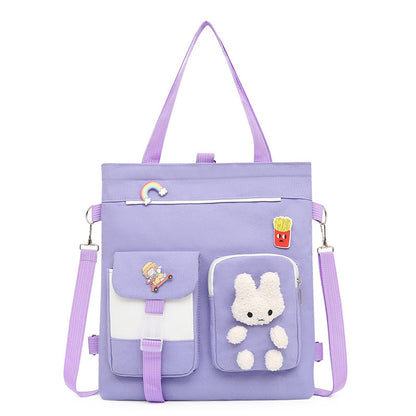 Waterproof Tuition Cartoon Junior High Portable Elementary School Students' Schoolbags