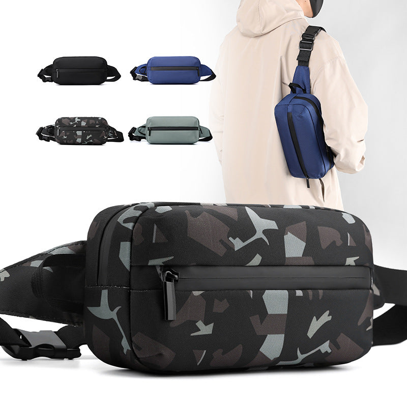 Sacs messagers pour hommes à la mode avec sangle patchwork et mode sport