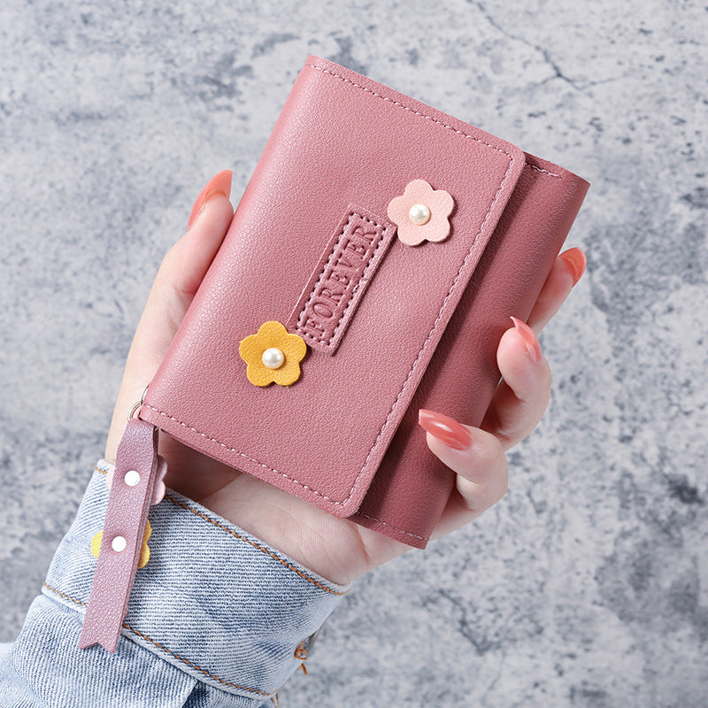 Women's Korean Short Creative Fashion Hasp Ladies Wallets