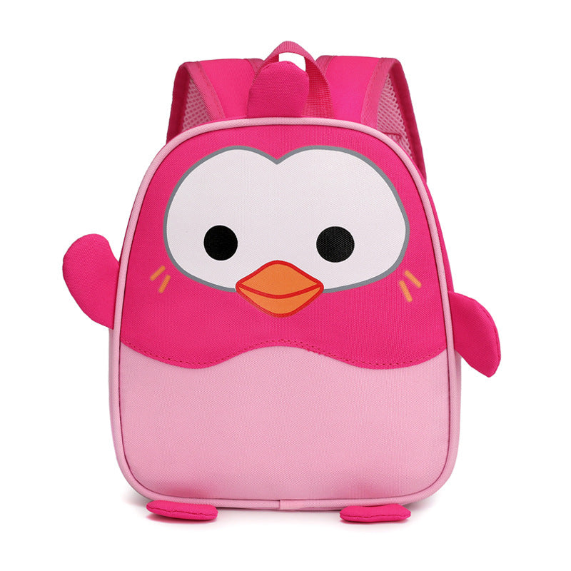 Sacs d'école maternelle imperméables en forme de pingouin mignon pour allégement du fardeau des enfants