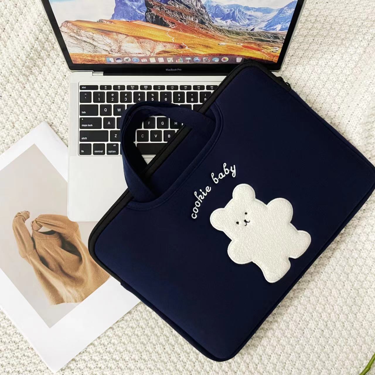 Sacs pour ordinateur portable Apple populaires et élégants avec motif ours mignon