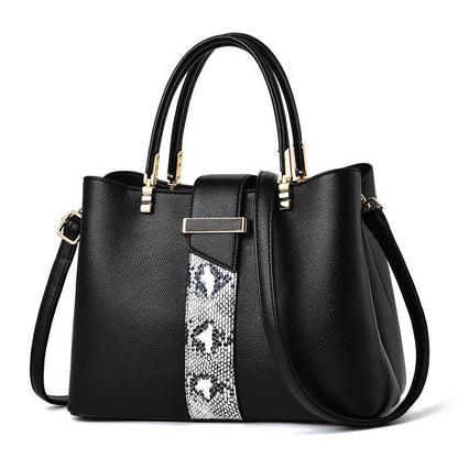 Women's Snake Pattern Large Capacity Mom Fashion Handbags