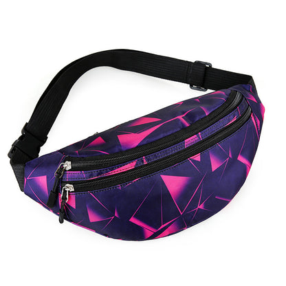 Women's Nylon Close-fitting Mobile Summer Fashion Camouflage Waist Packs