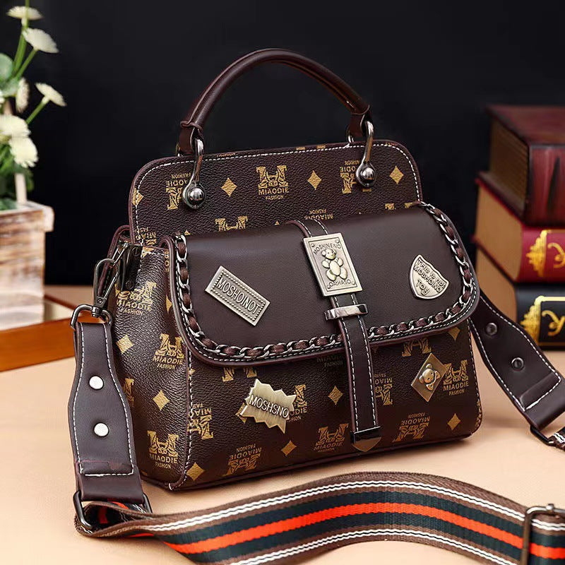 Women's Glamorous Graceful Fashionable Retro Printed Crossbody Bags