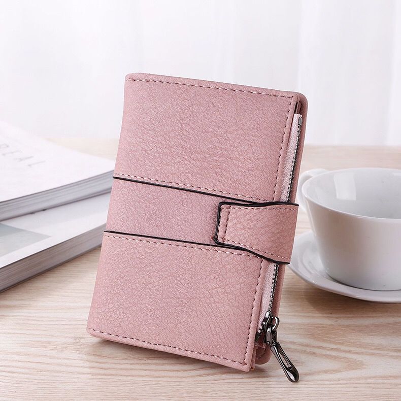 Women's Korean Style Fashionable Rivet Personalized Retro Ladies Wallets