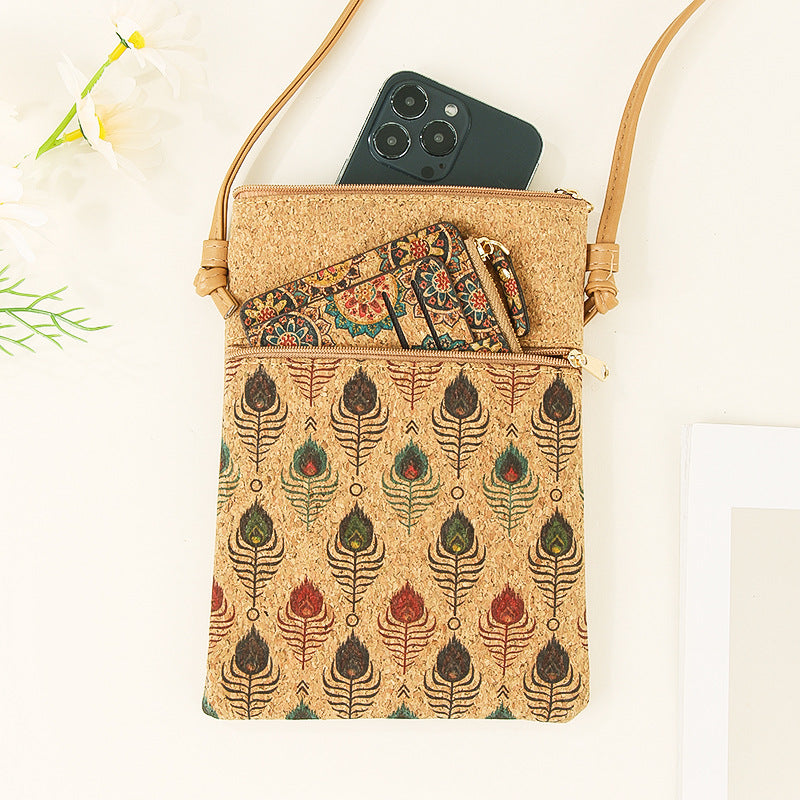 Women's Fashionable Bohemian Mobile Strap Adjustable Crossbody Bags