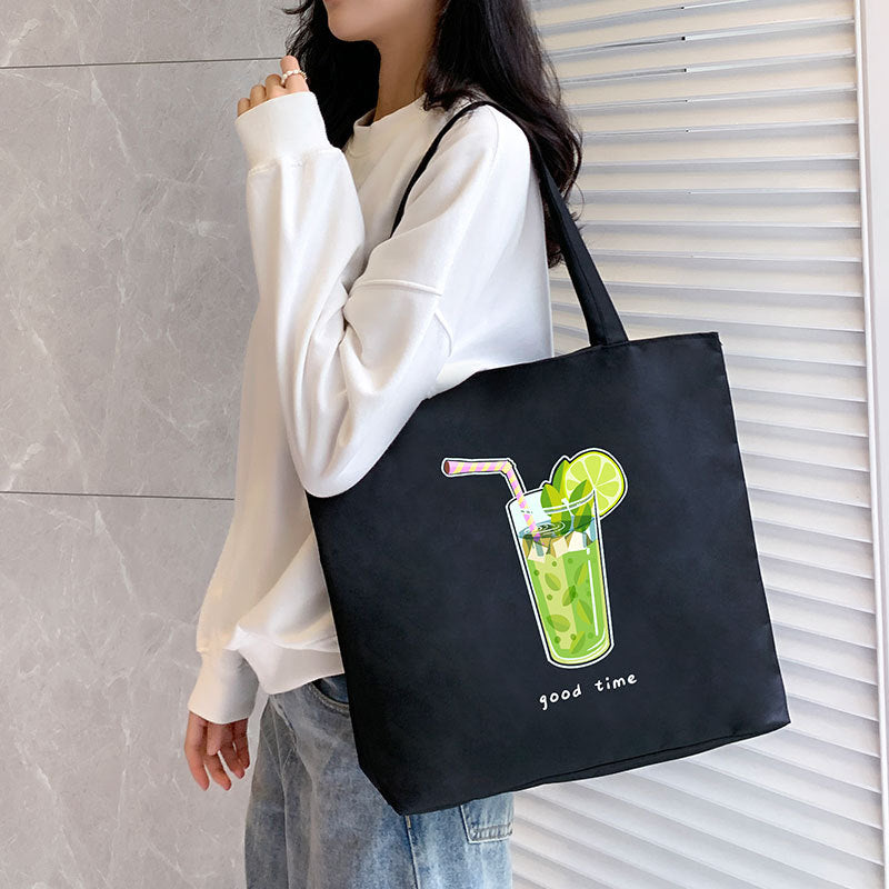 Women's Canvas Tote Large Capacity Hand Carrying Shoulder Bags