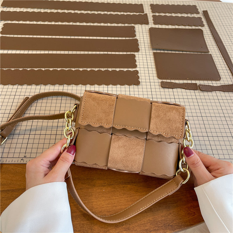 Sac à bandoulière rétro en biscuit pour femme, cadeau fait maison