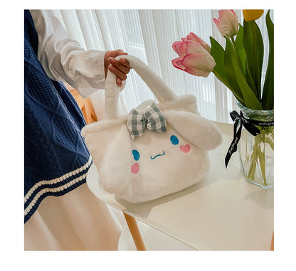 Women's Plush Clow Make-up Cute Birthday Gift Crossbody Bags