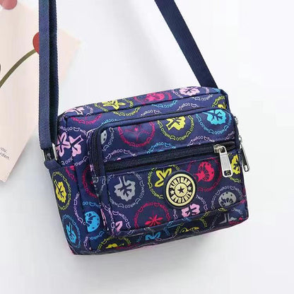 Women's Korean Style Oxford Mummy Flower Cloth Crossbody Bags