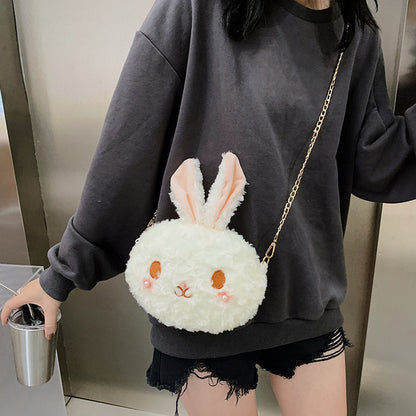 Ji Yi Plush Cute Wu Ka Crossbody Bags