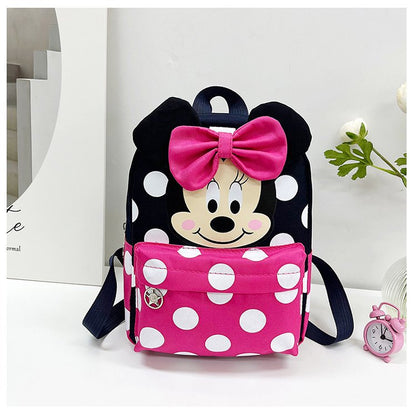 Beautiful Children's Trendy Boys Color Matching Backpacks