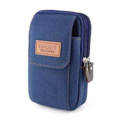 Men's Inch Mobile Wear Construction Site Canvas Phone Bags