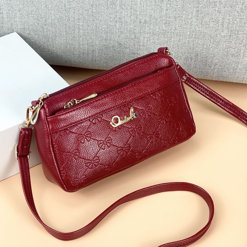 Glamorous Unique Soft Leather Mother Stall Crossbody Bags