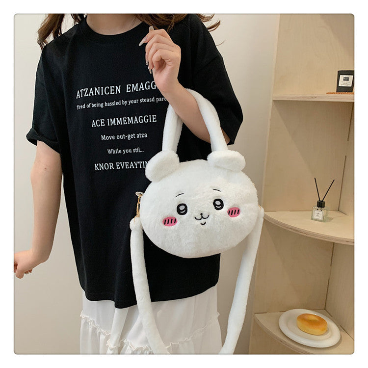 Innovative Unique Cartoon Cute Plush Portable Crossbody Bags