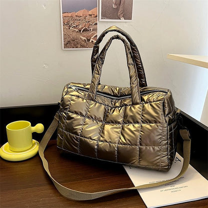 Women's Large Capacity Space Cotton Lightweight Down Handbags