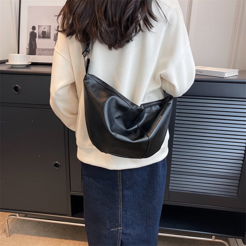 Women's Korean Popular Dumpling Fashion High Sense Crossbody Bags