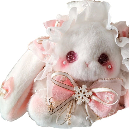 Style Lolita Rabbit Full Set Of Flowers Shoulder Bags