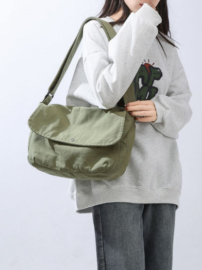 Canvas Female Commuter Class Large Simple Bags