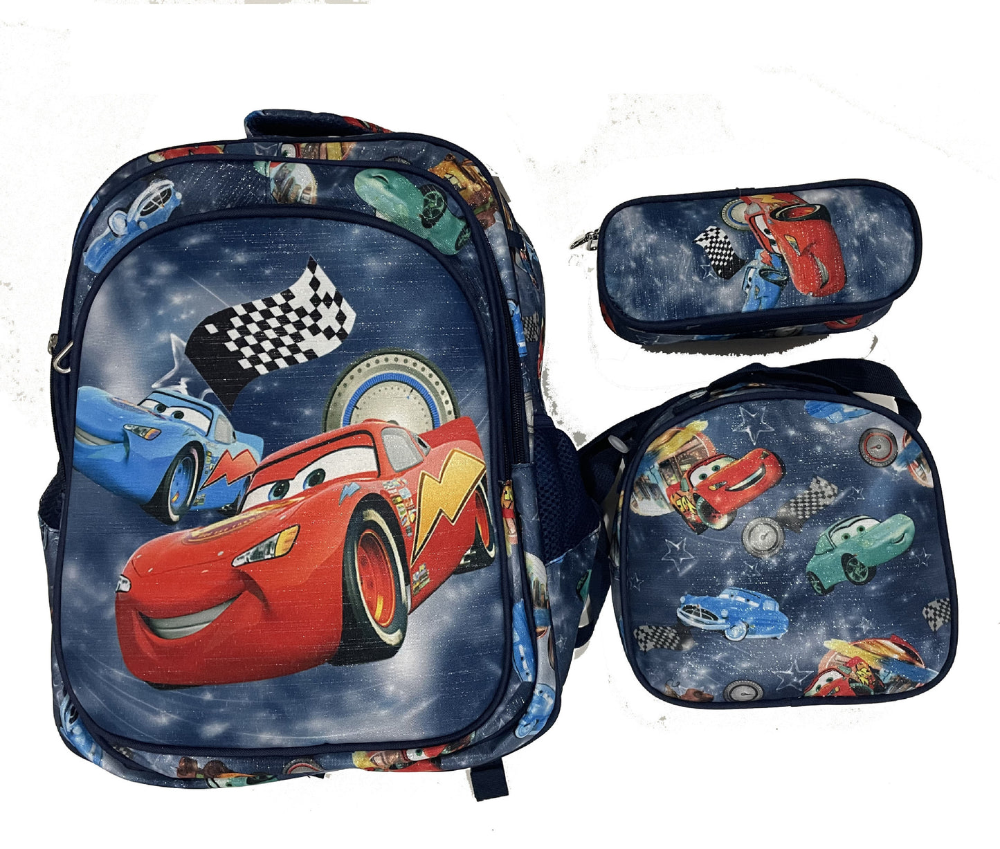 Cartables pour enfants avec dessin animé lumineux à six roues et à deux roues pour élèves de l'école primaire