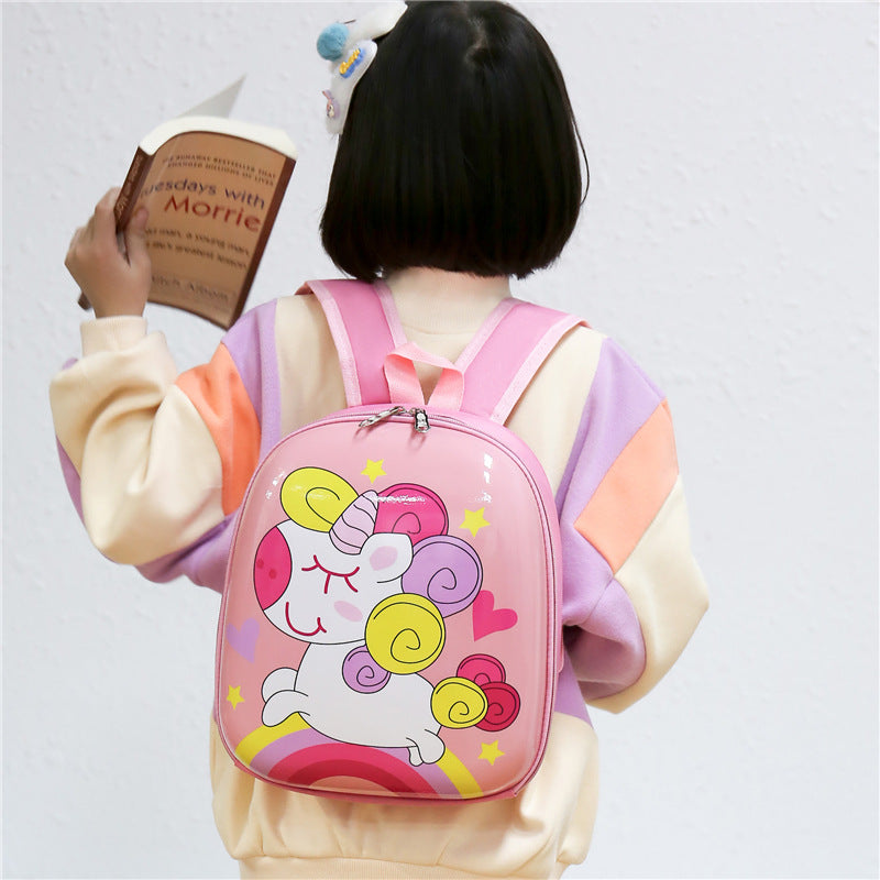 Sacs d'école pour enfants, beaux sacs d'école pour garçons, dessins animés, coquille d'œuf, maternelle